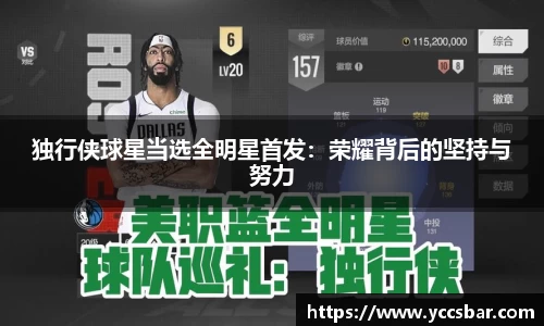 独行侠球星当选全明星首发：荣耀背后的坚持与努力